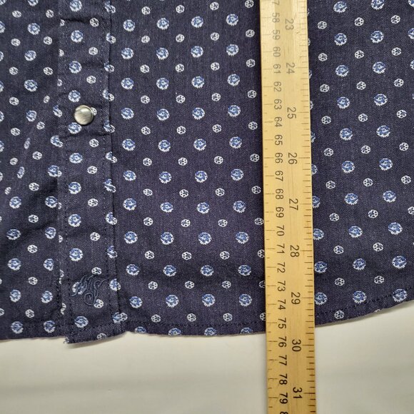 Moon Shine Spirit Shirt  Pearl Snap Mens Large Long Sleeve Brad Paisely Western - Picture 14 of 15